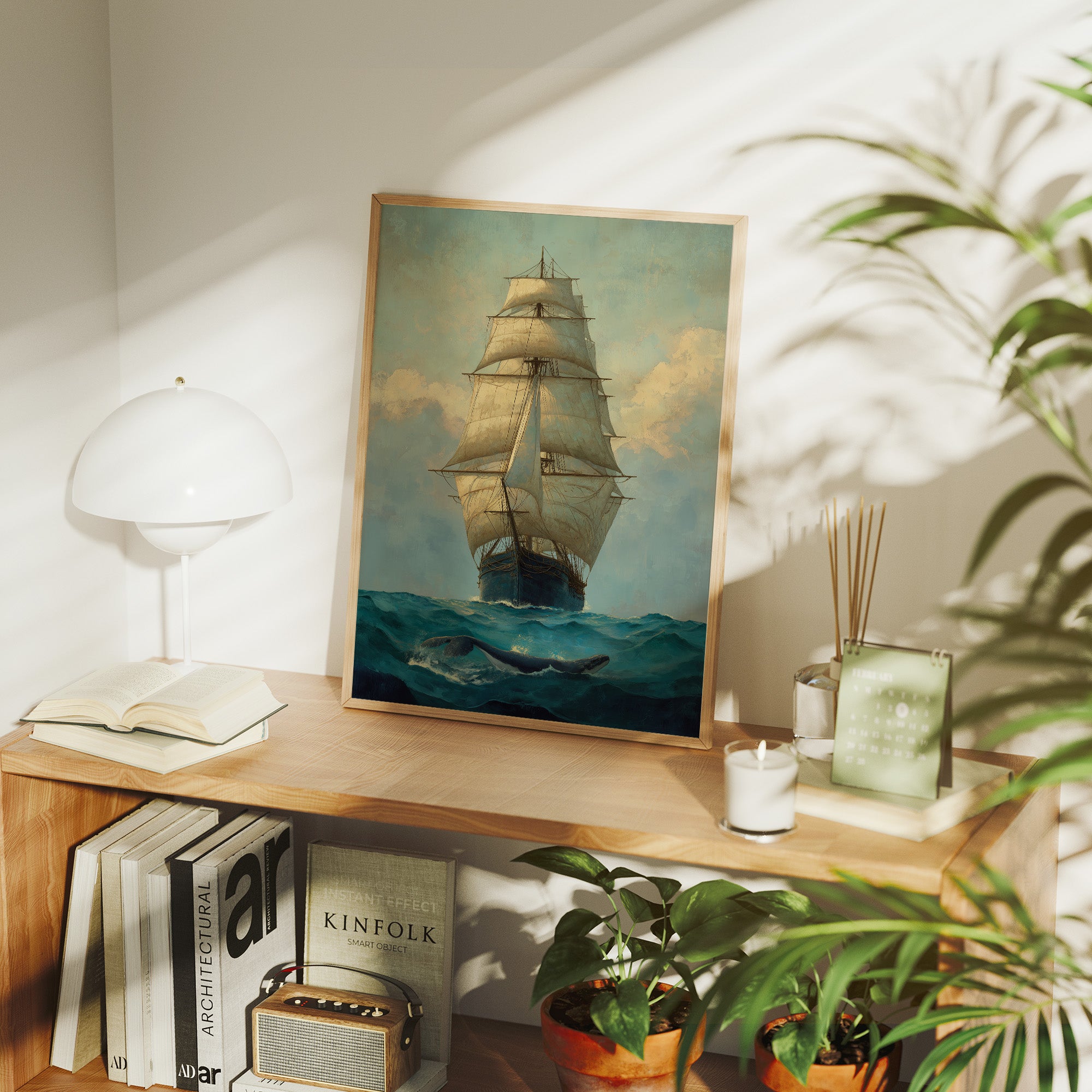 Tall Ship Meets Ocean Giant