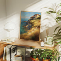 Mediterranean Cliffs Catch Summer Light