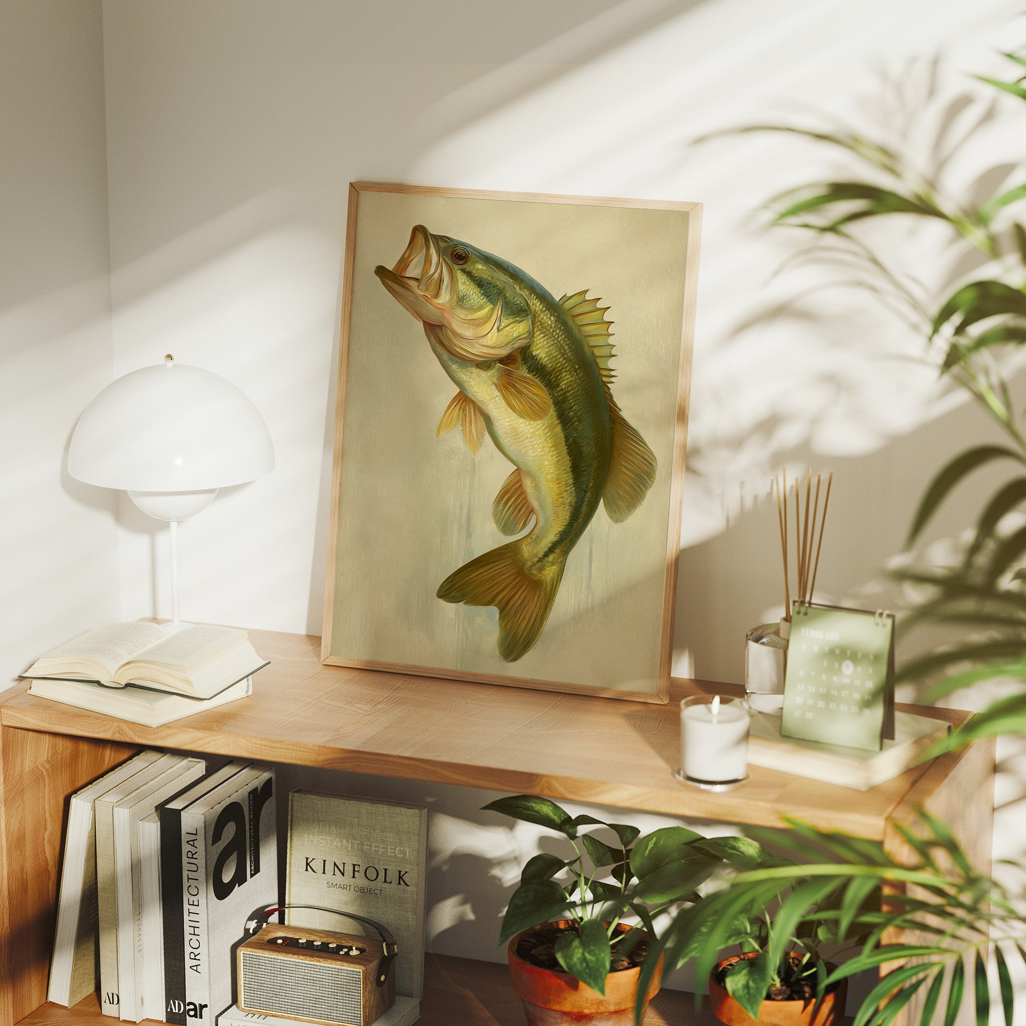 Lakeside Memories In Wooden Frame