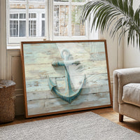 Weathered Blue Holds Coastal Memory