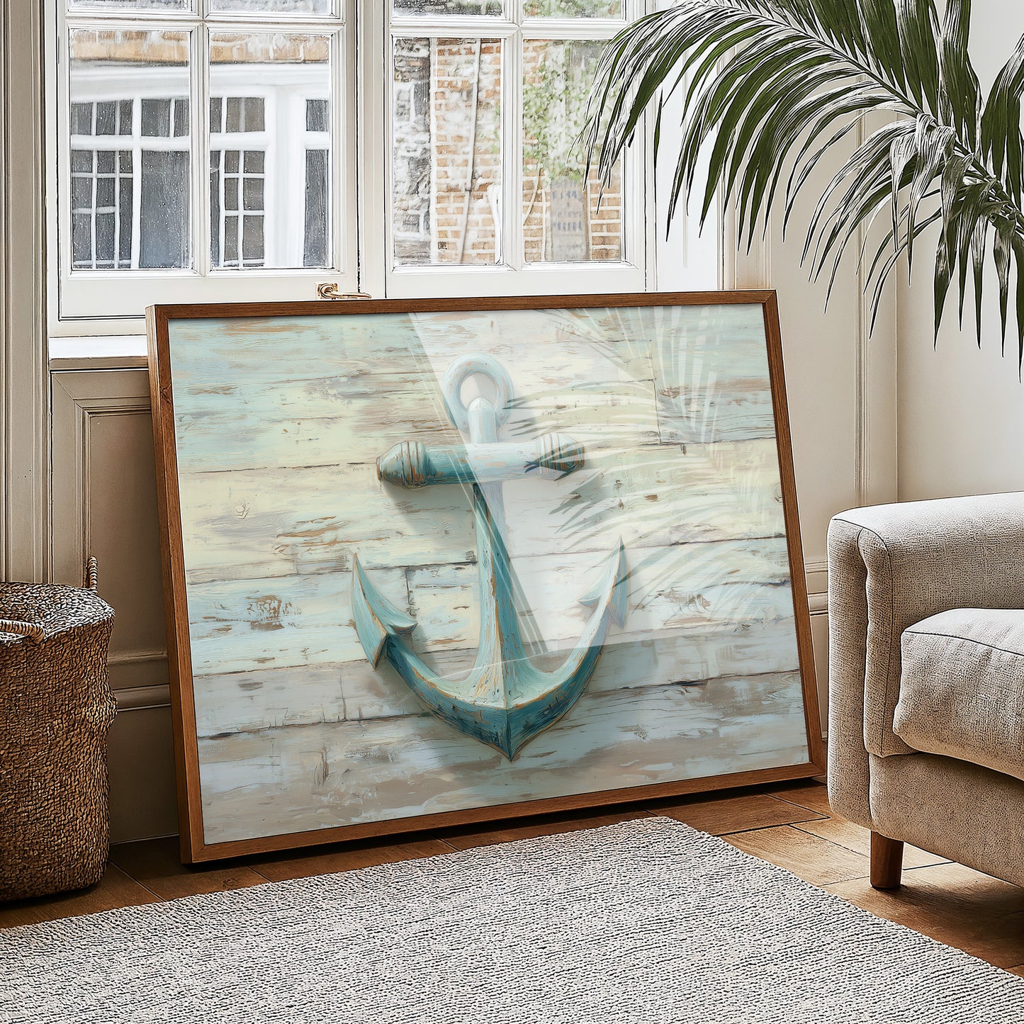 Weathered Blue Holds Coastal Memory