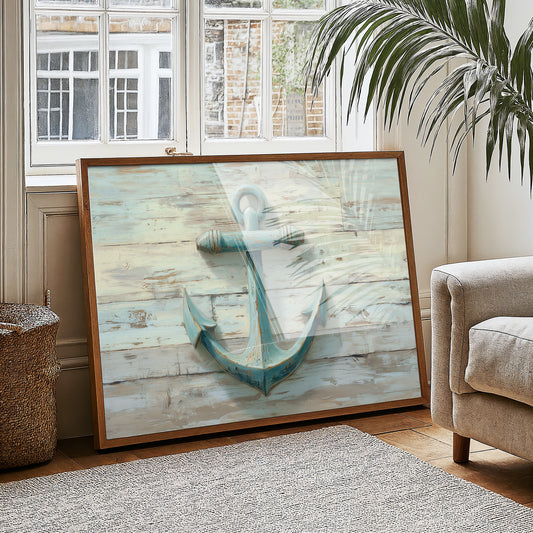 Weathered Blue Holds Coastal Memory