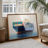 Cargo Giants Cross Quiet Waters