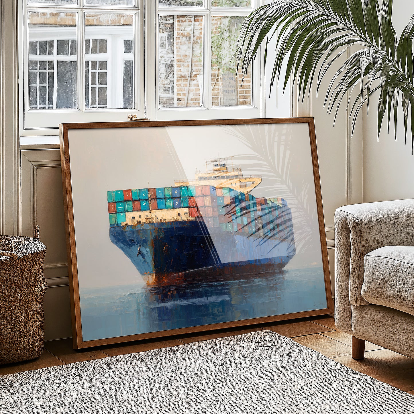 Cargo Giants Cross Quiet Waters