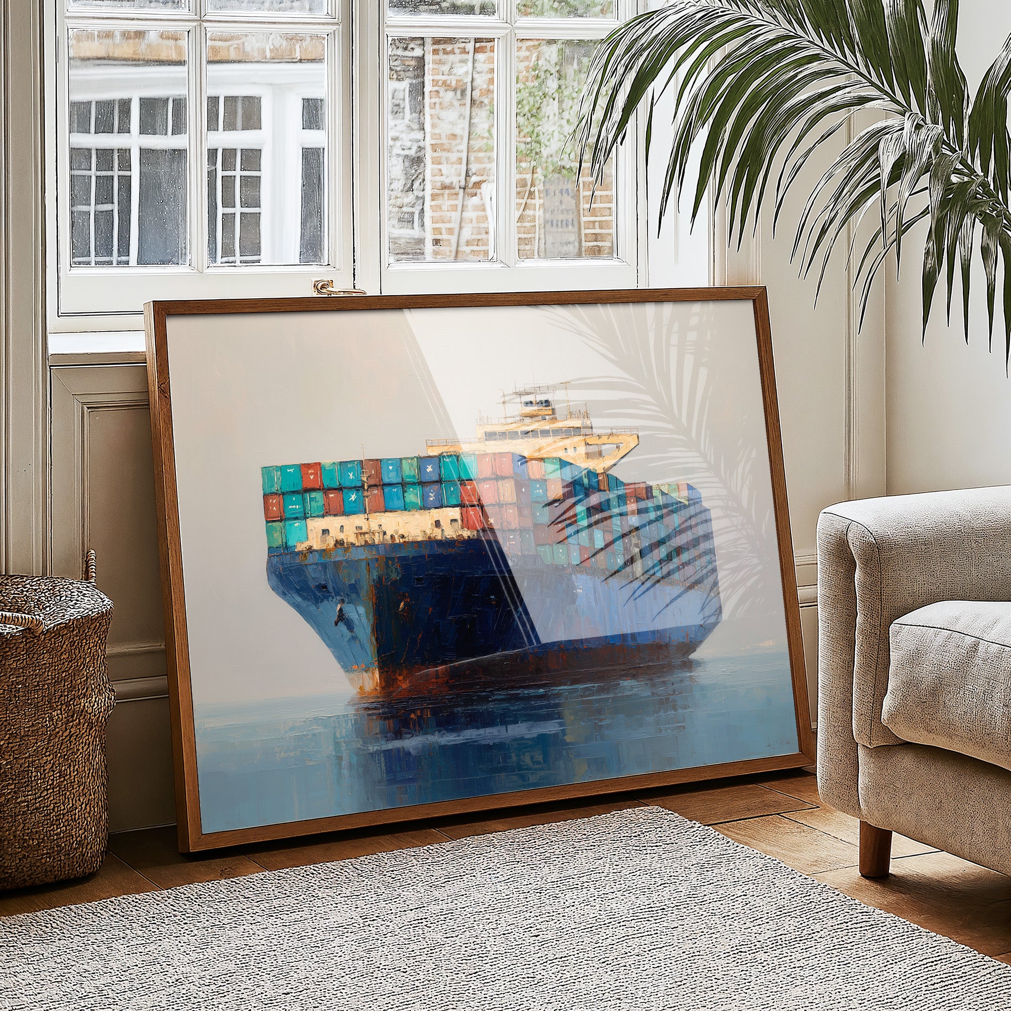 Cargo Giants Cross Quiet Waters