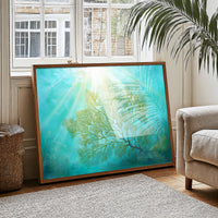 Sunbeams Illuminate Coral Branches