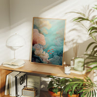 Coral Gardens Dance In Aqua