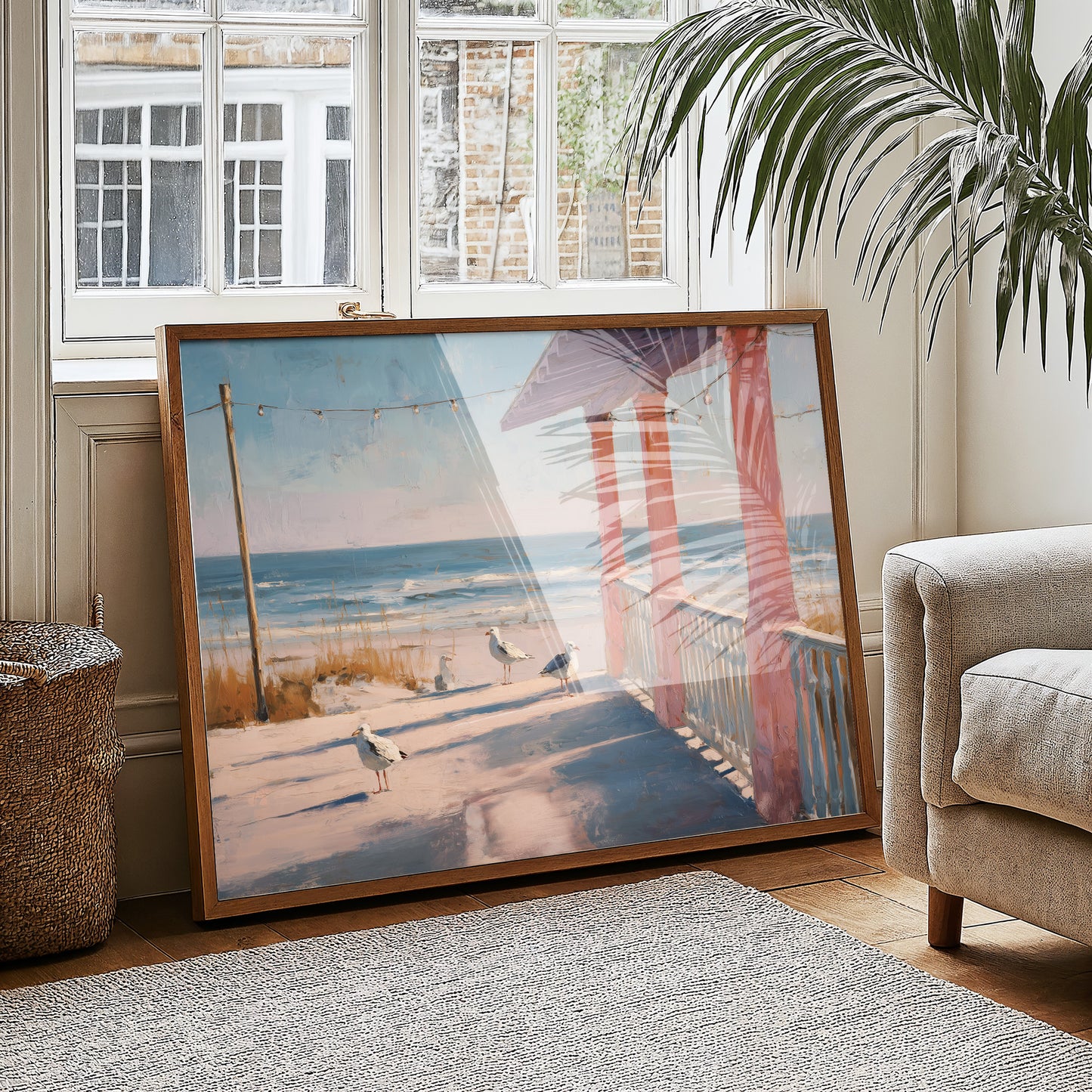 Pink Porch Meets Ocean Tides