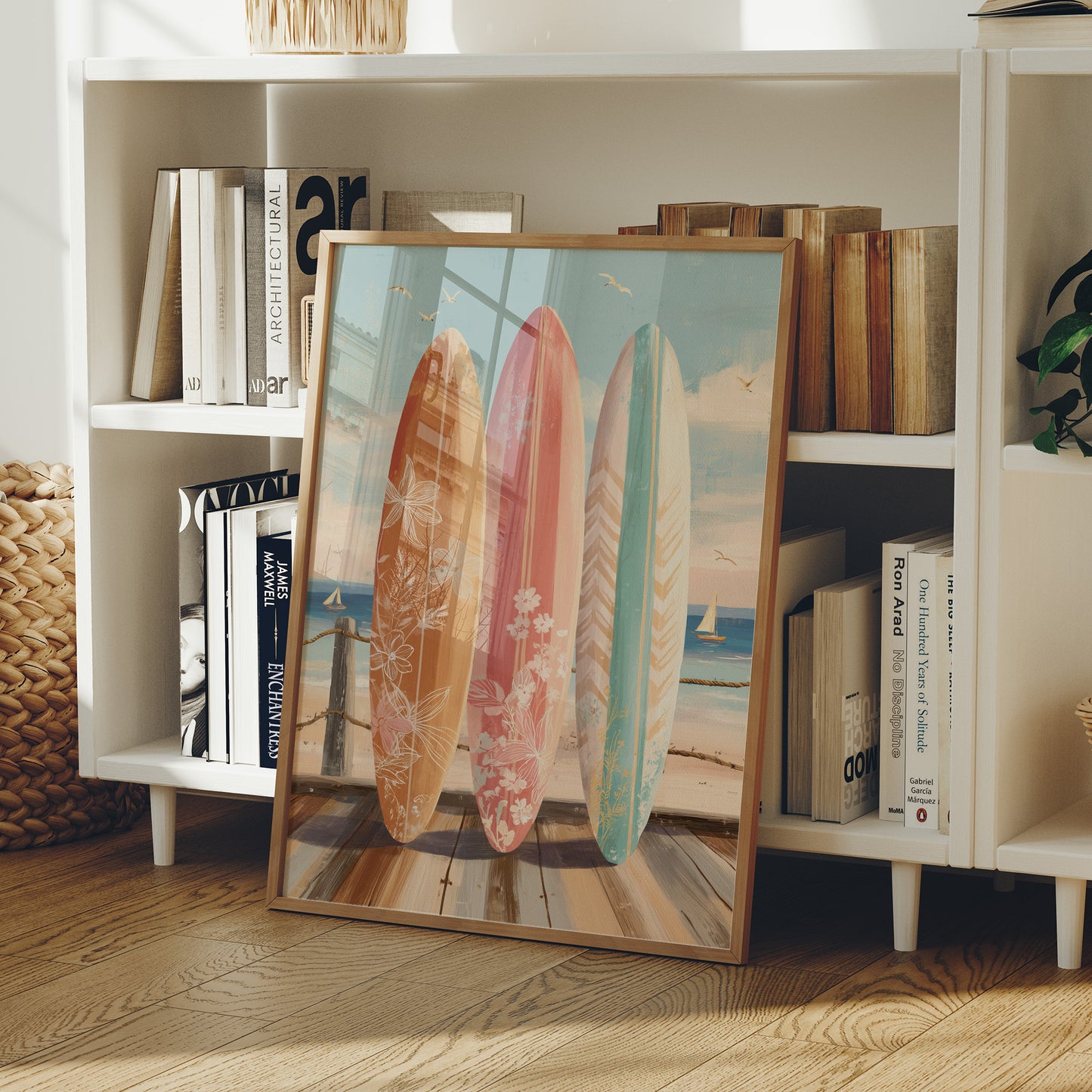 Coastal Boards Await Summer Waves