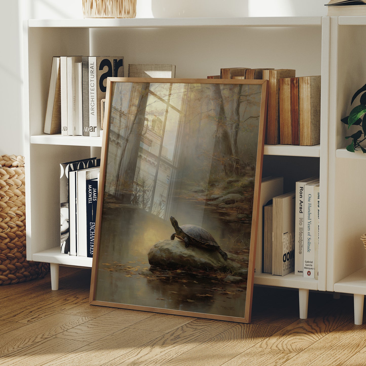 Solitude Bathes in Golden Mist