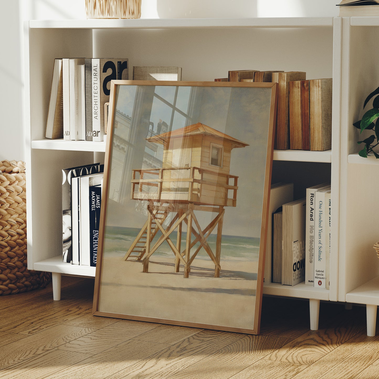 Shoreline Guardian Stands Solitary