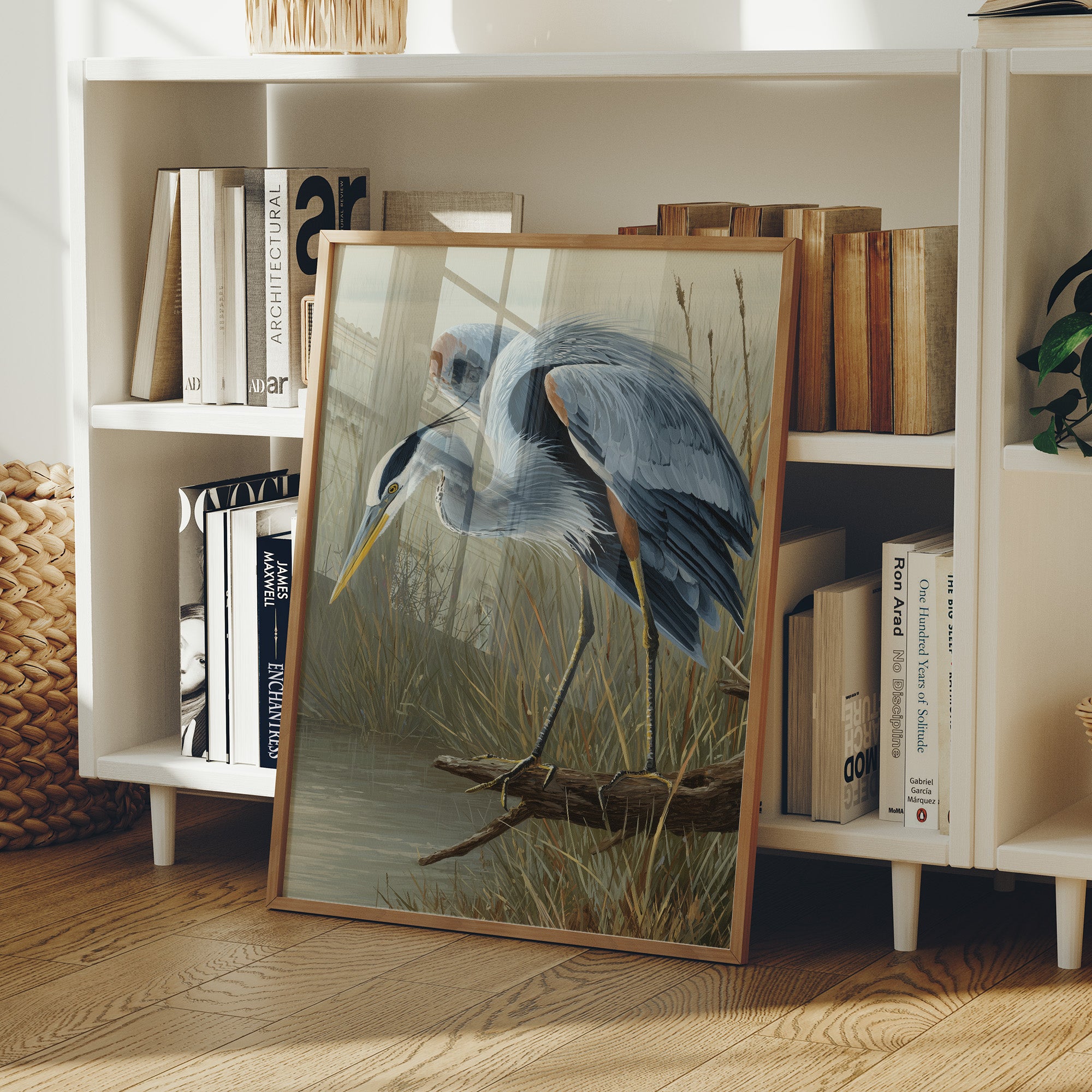 Marsh Sentinel Awaits Dawn