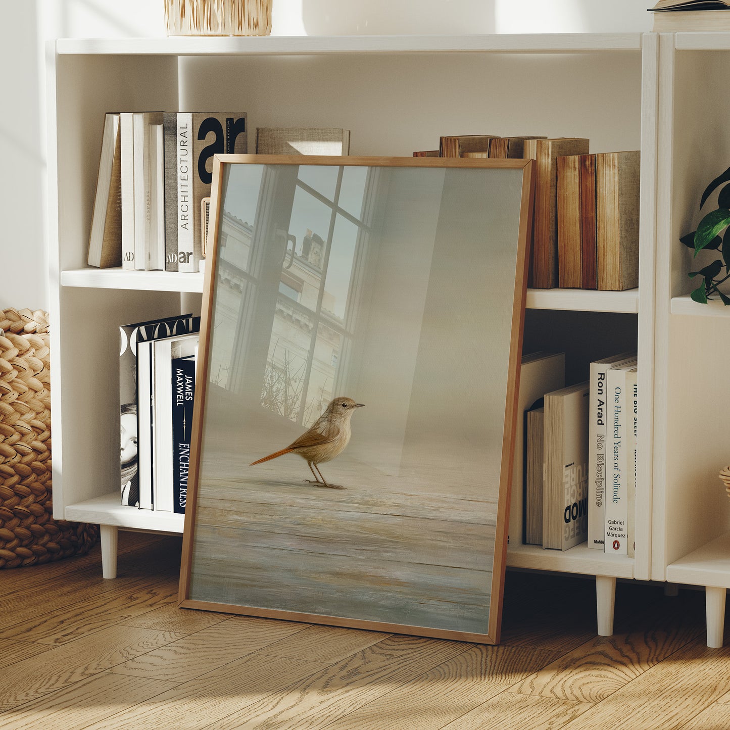 Solitary Songbird On Muted Horizon