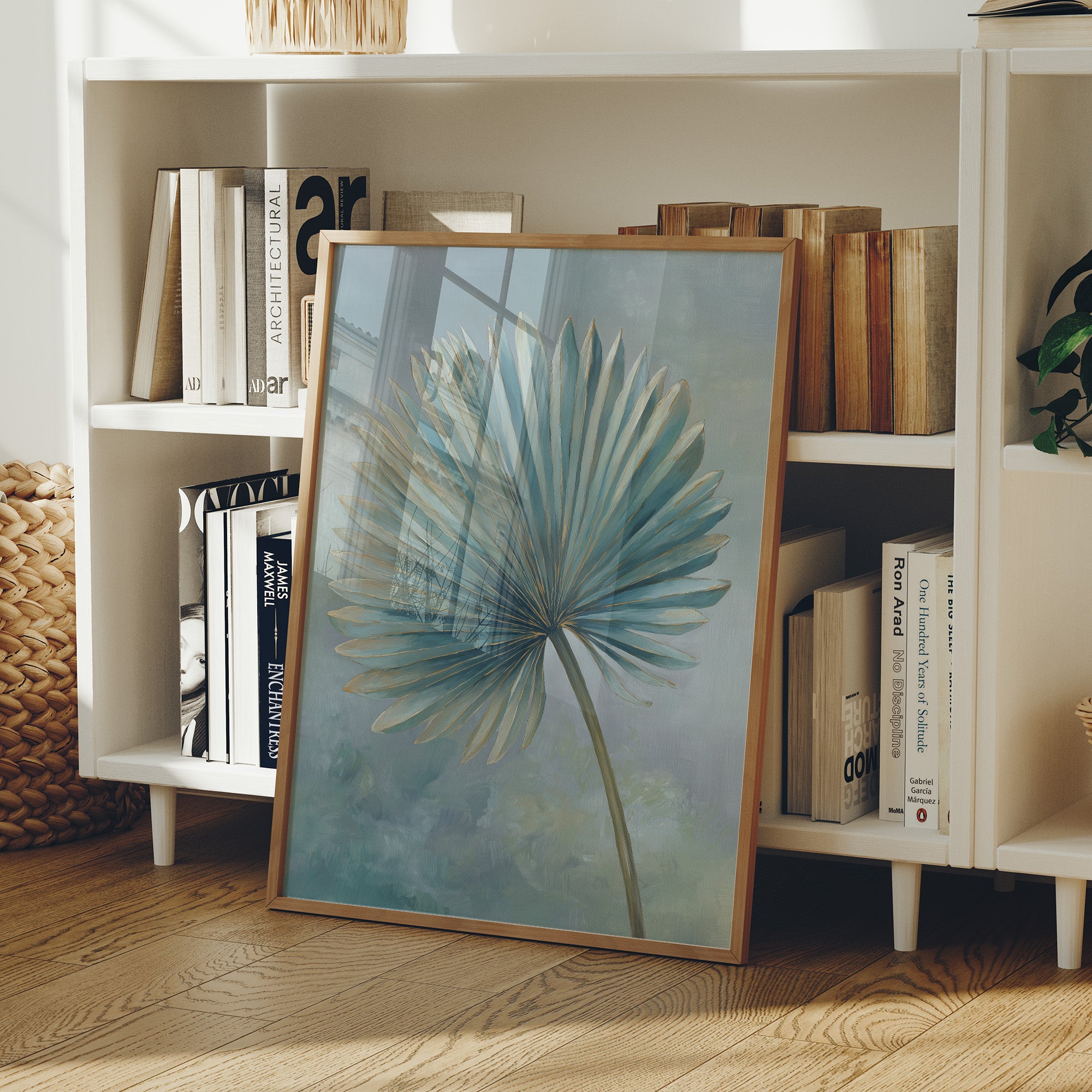 Azure Palm Whispers Serenity