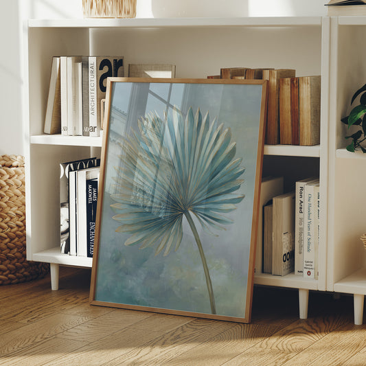 Azure Palm Whispers Serenity