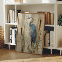 Wetland Guardian Among Cattails