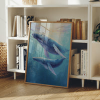 Cerulean Giants Dance Below Light