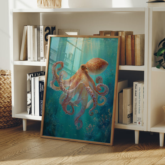 Cerulean Embrace of Eight Arms