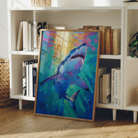 Neon Predator Rises From Depths