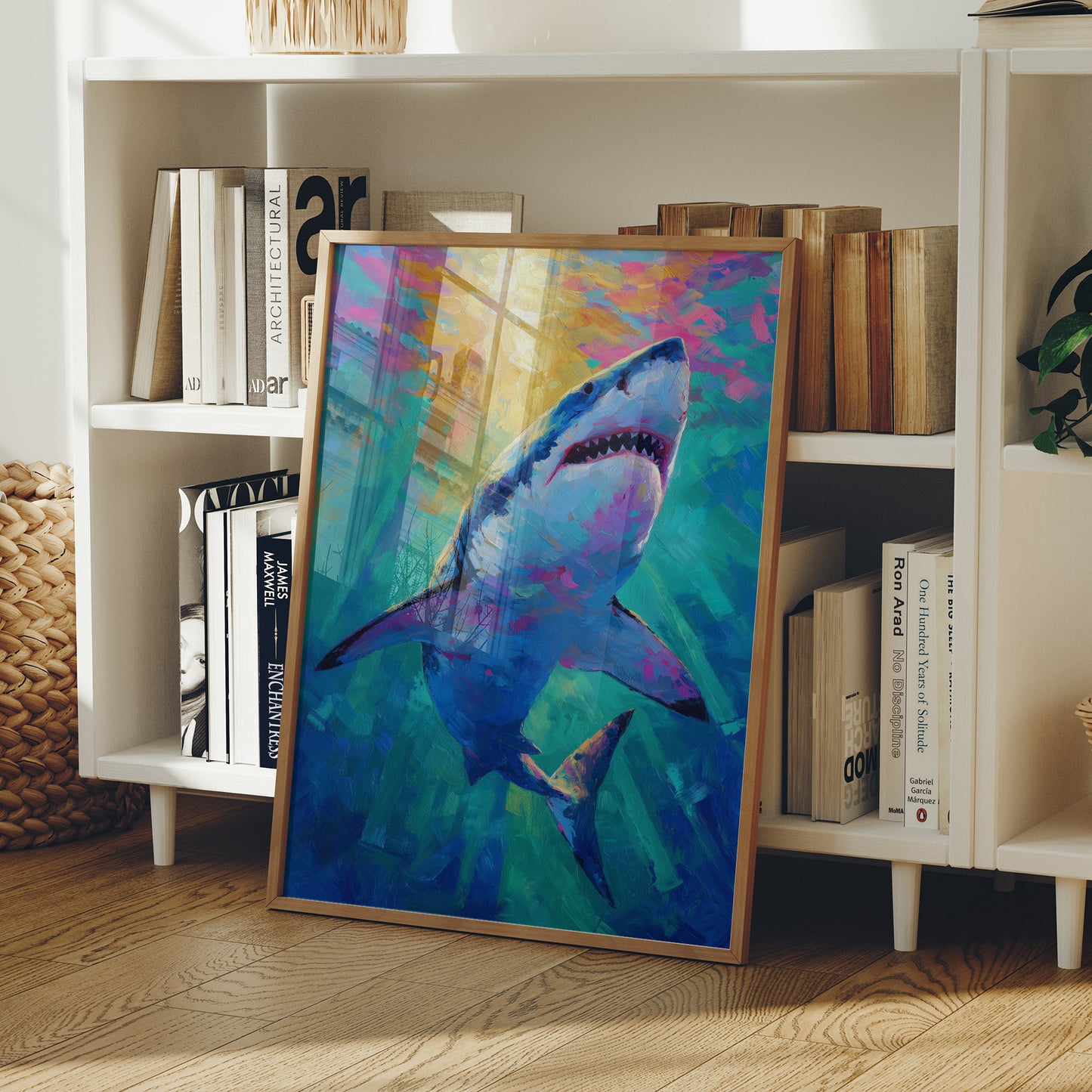 Neon Predator Rises From Depths