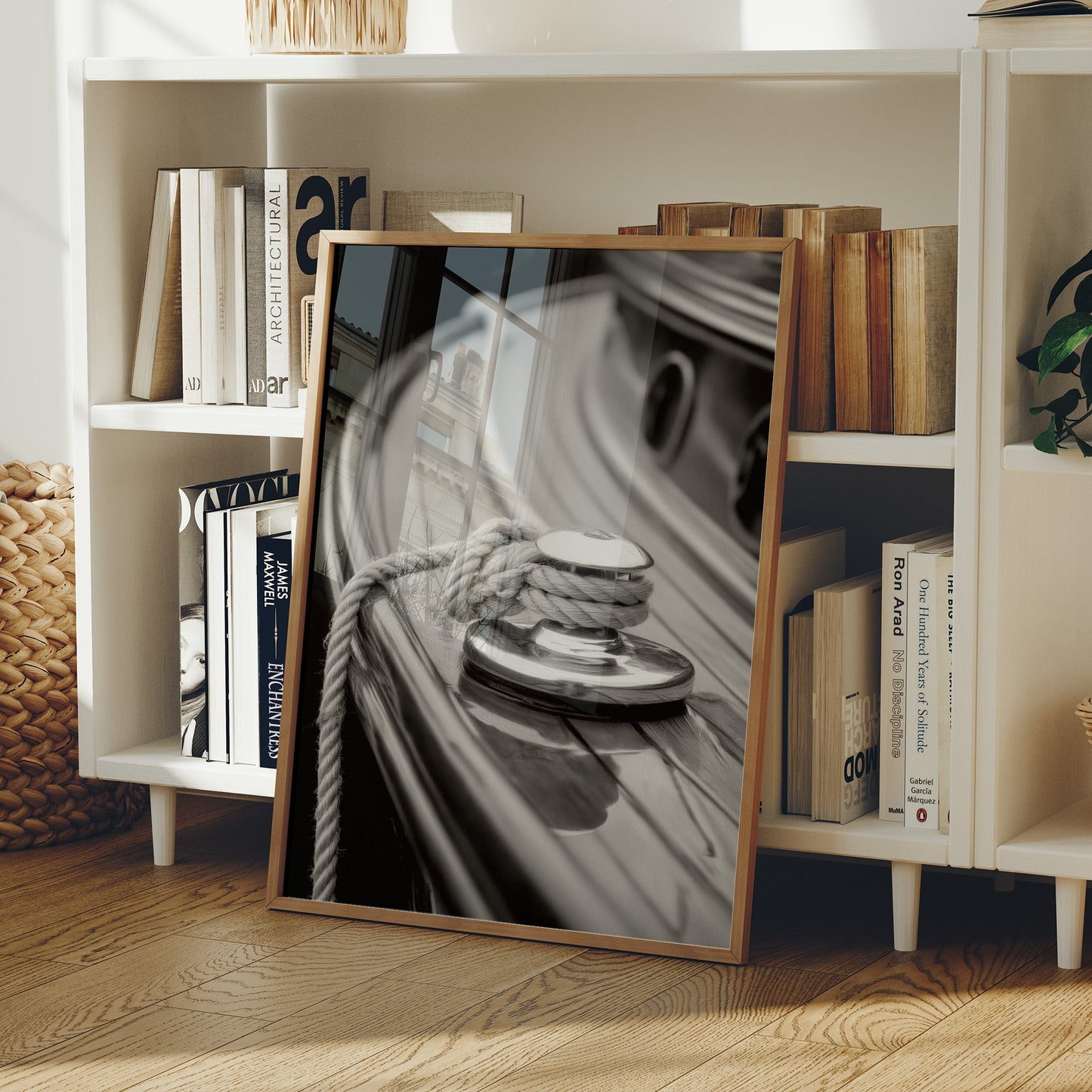 Nautical Whispers in Monochrome