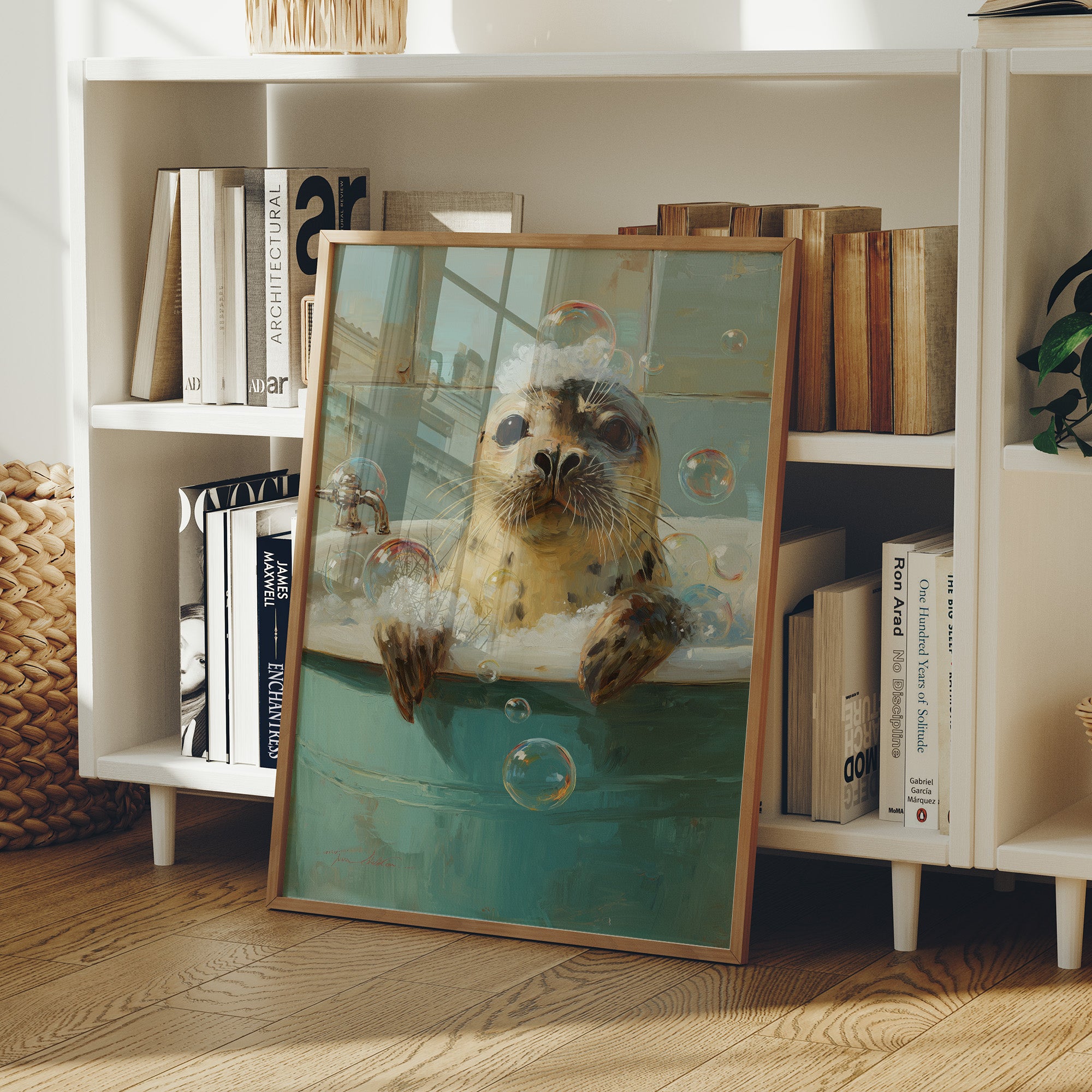 Bubbly Bliss In Teal Waters