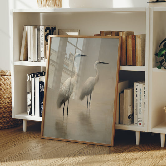 Ethereal Sentinels In Morning Mist