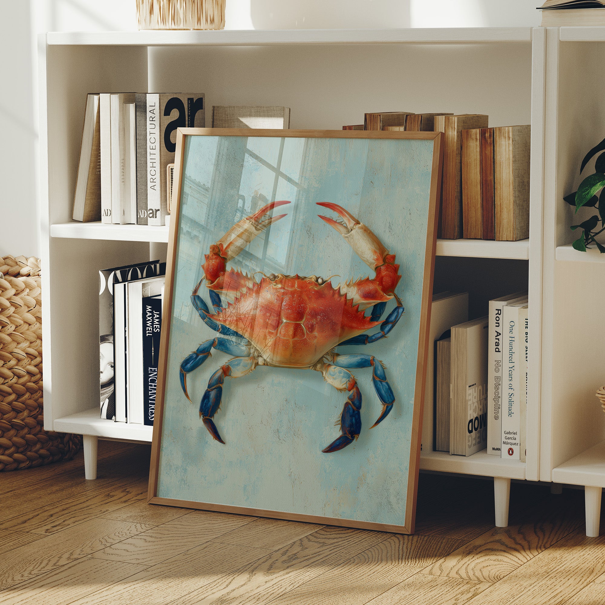 Coastal Guardian In Vibrant Repose