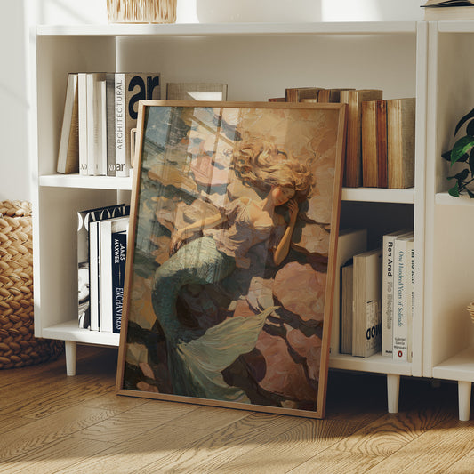 Coastal Myth Emerges From Canvas