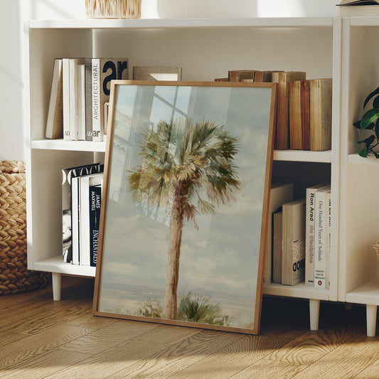 Solitary Palm Whispers Coastal Secrets