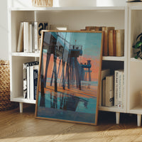 Twilight Whispers Beneath The Pier