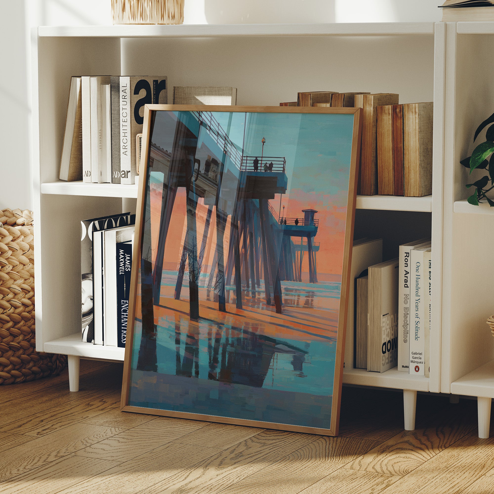 Twilight Whispers Beneath The Pier