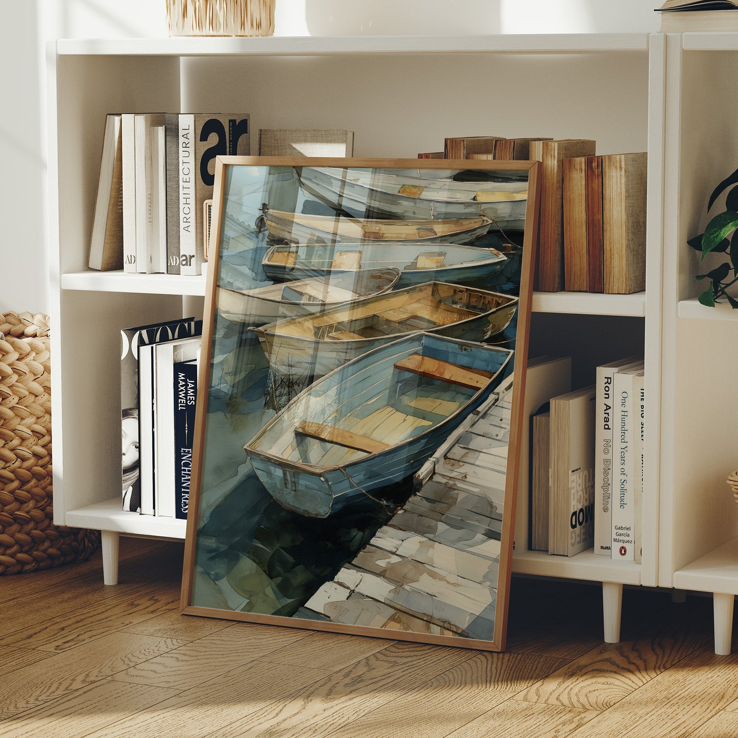 Harbor Whispers in Weathered Wood