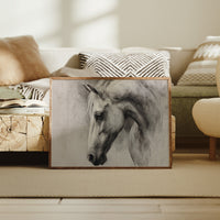 Equine Elegance in Charcoal Whispers