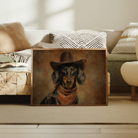 Dachshund Desperado Claims The West