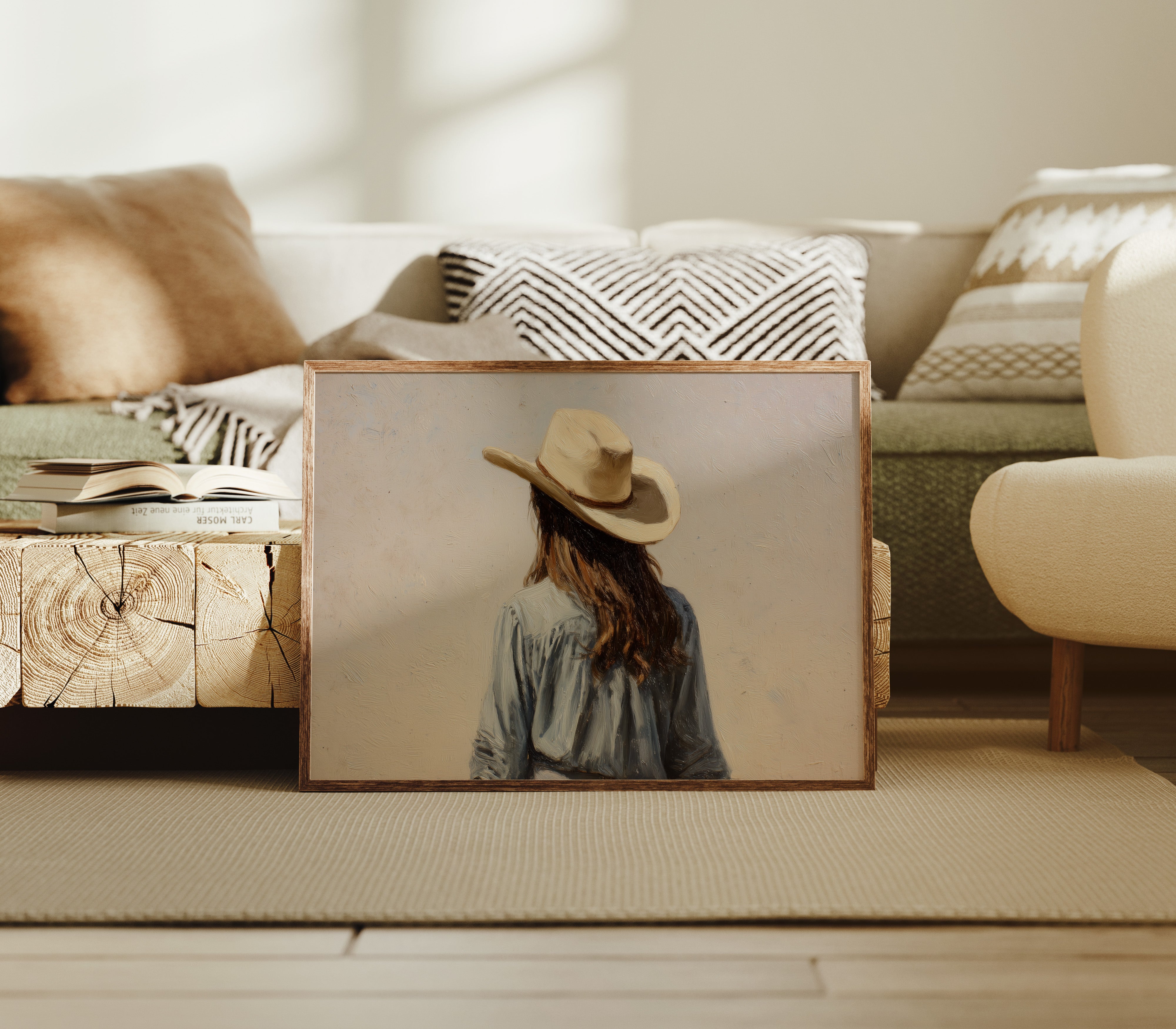 Western Solitude Painted in Cream