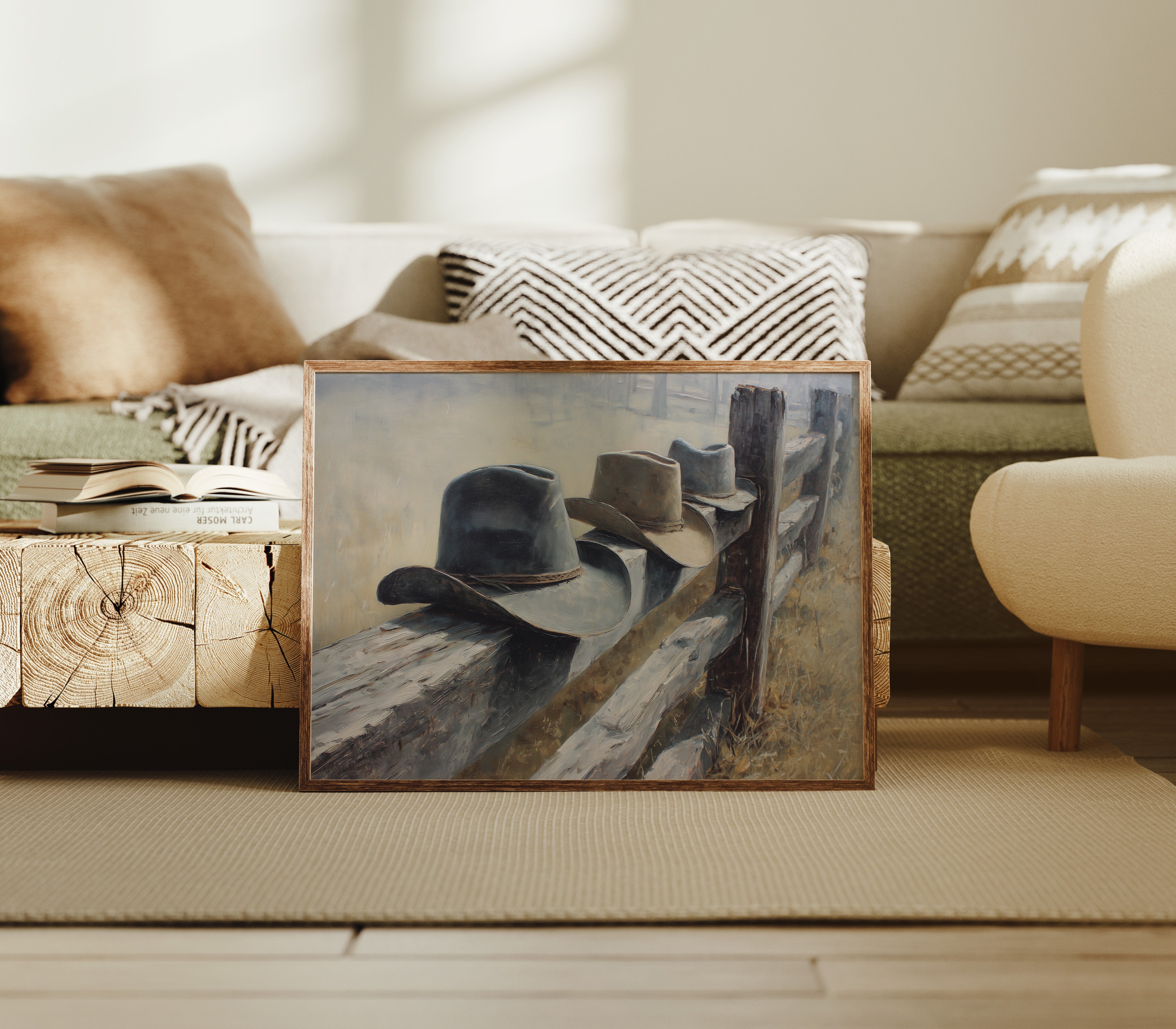 Weathered Legacy: Cowboy Hats at Rest