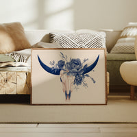 Indigo Blooms Upon Desert Remains