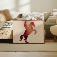 Crimson Silhouette: Untamed Spirit