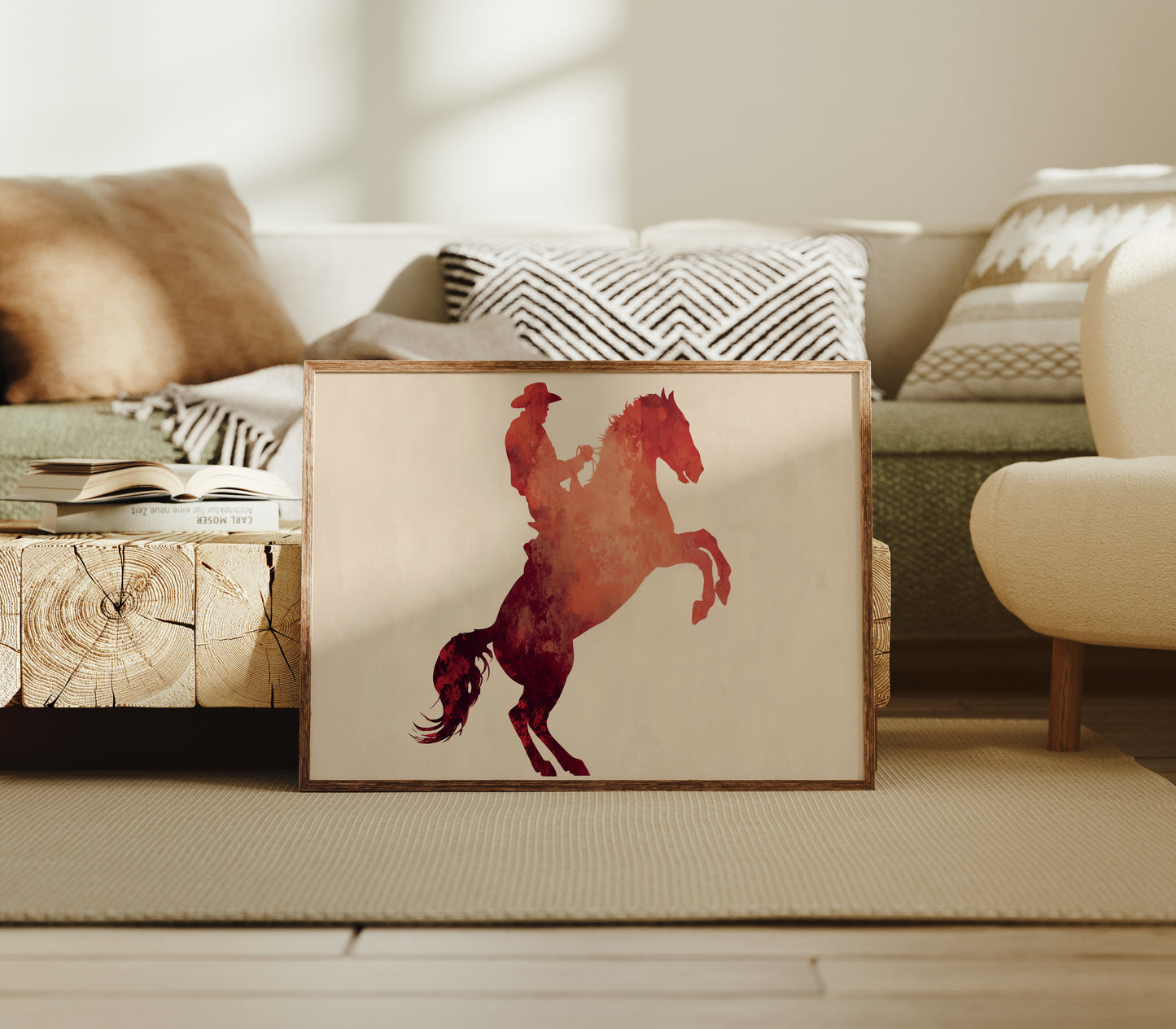 Crimson Silhouette: Untamed Spirit