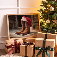 Rustic Holiday: Cowboy Boots Meet Christmas Spirit