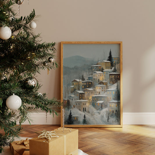 Hillside Haven in Winter's Embrace