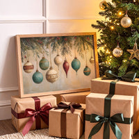 Evergreen Symphony of Vintage Ornaments