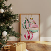 Pastel Ornaments Dancing in Light