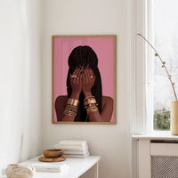 Adorned Silence Against Rose
