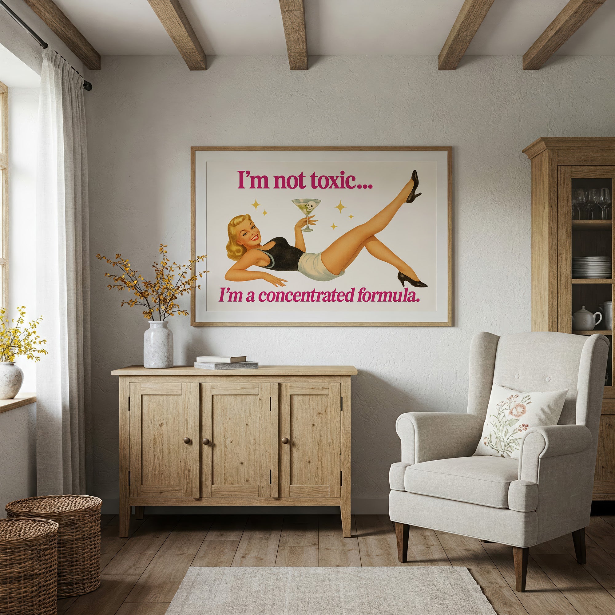 Retro Sass Serves Cocktail Humor