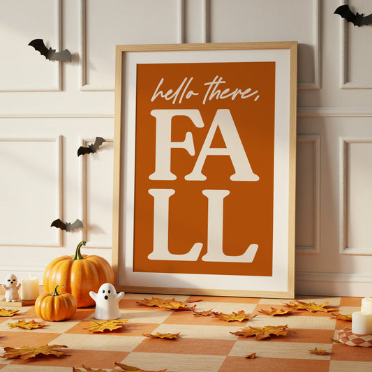 Autumn Greetings In Bold Letters