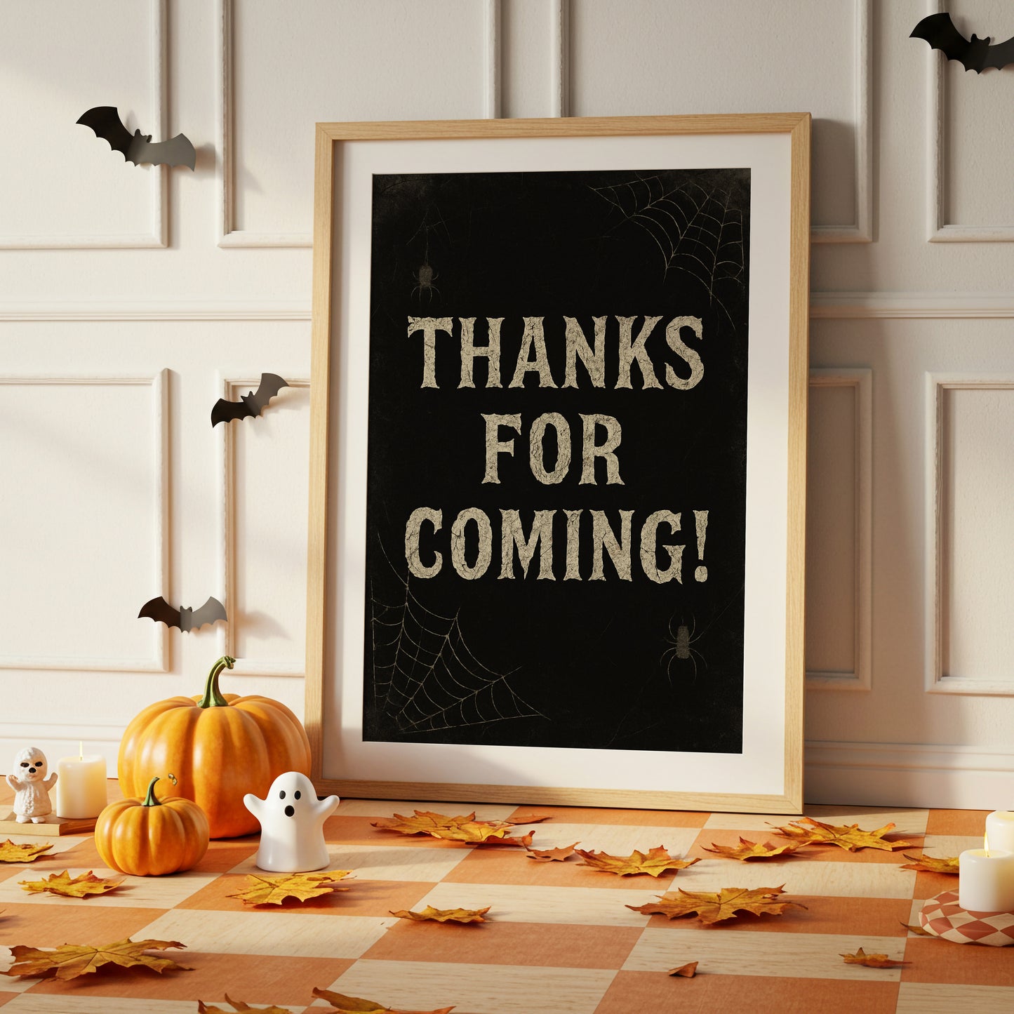 Spiders Weave Gratitude's Message