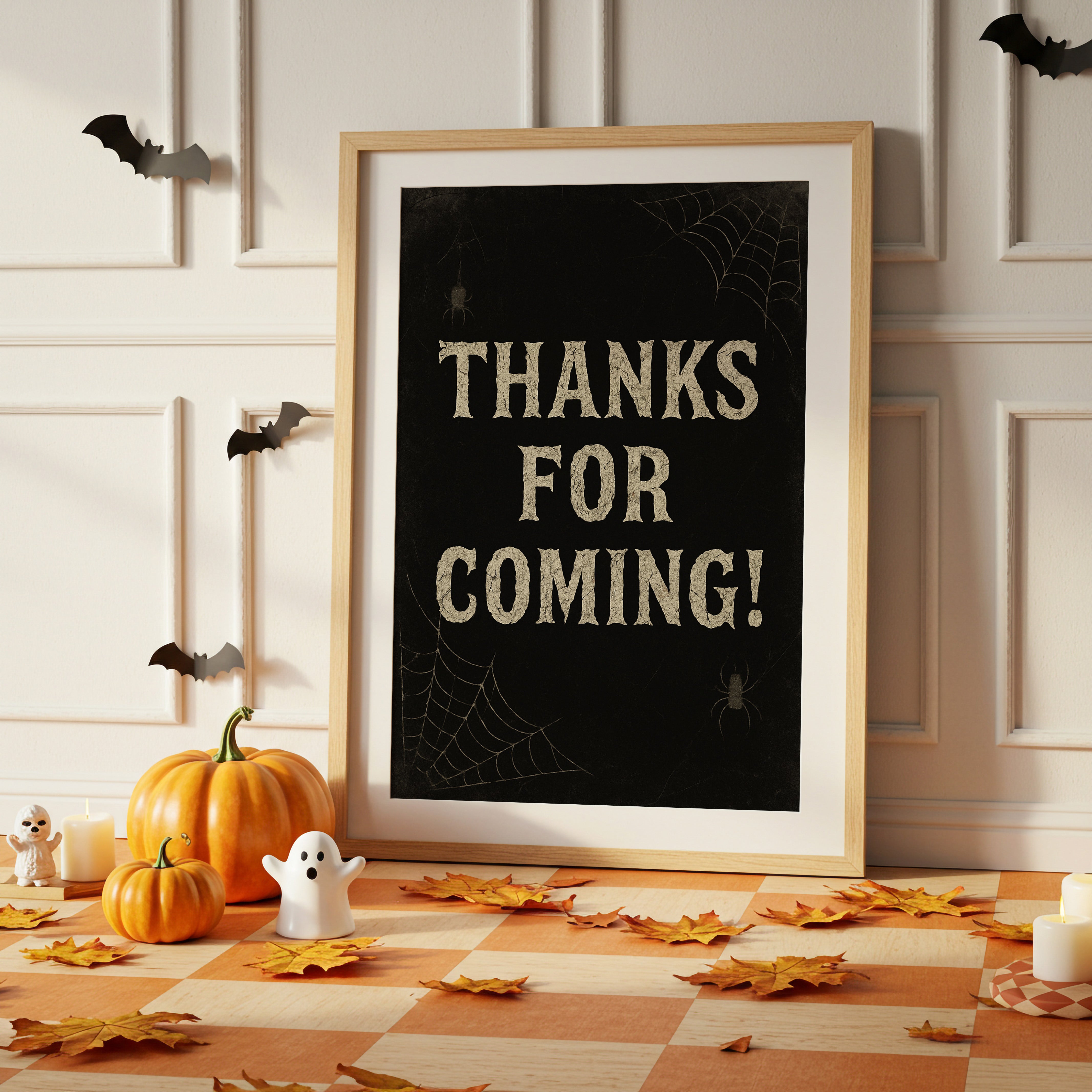 Spiders Weave Gratitude's Message