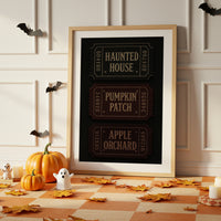 Autumn's Passage Through Vintage Tickets